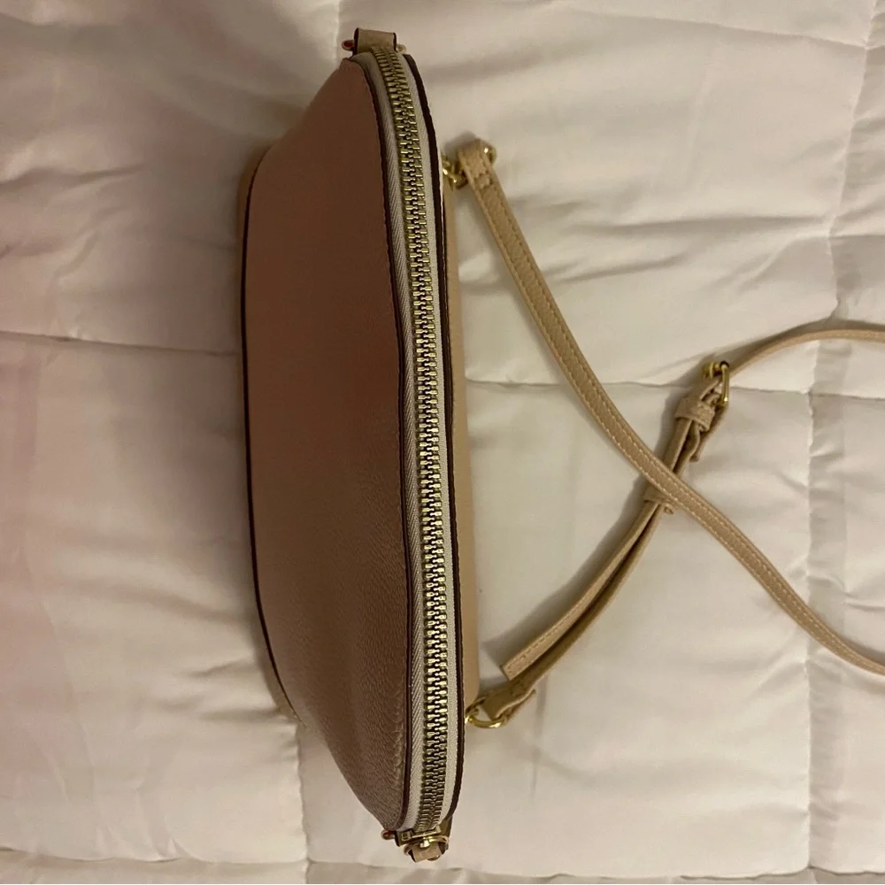 Nanette Lepore Beige and Tan Crossbody Purse - Picture 7 of 9